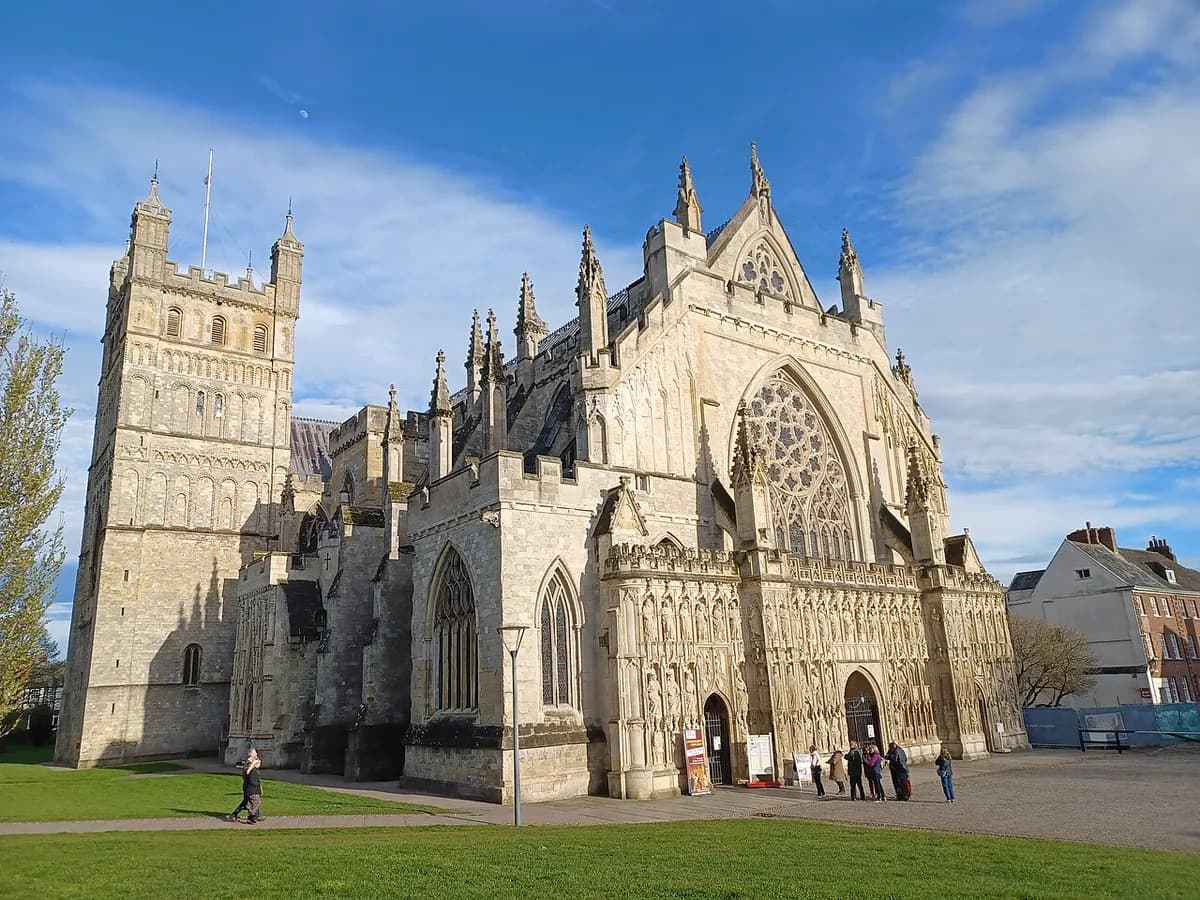Exeter architecture and local landmarks
